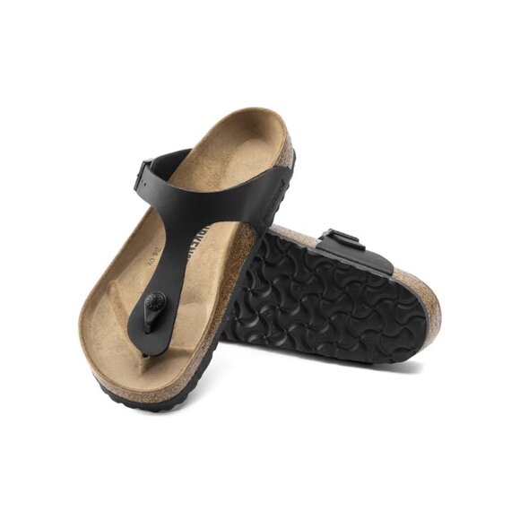 Birkenstock Gizeh Birko-Flor Thong Sandal - Black 43691-260 main image 5